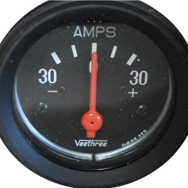 Ammeter 30-0-30 12V