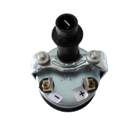 Clock 6 V und 12 V Schwarzer Hintergrund Weiß Nadel