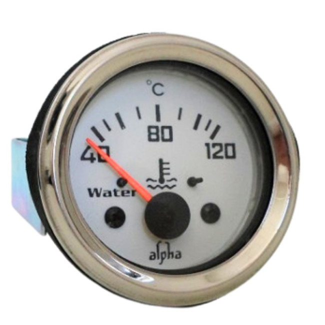 indicatore della temperatura dell'acqua bianca 12V