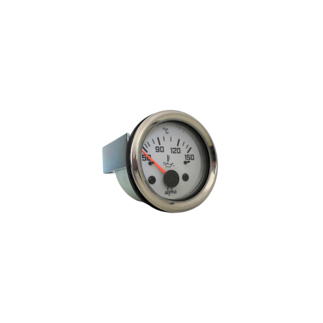 Öltemperaturanzeige 12V weißen Hintergrund
