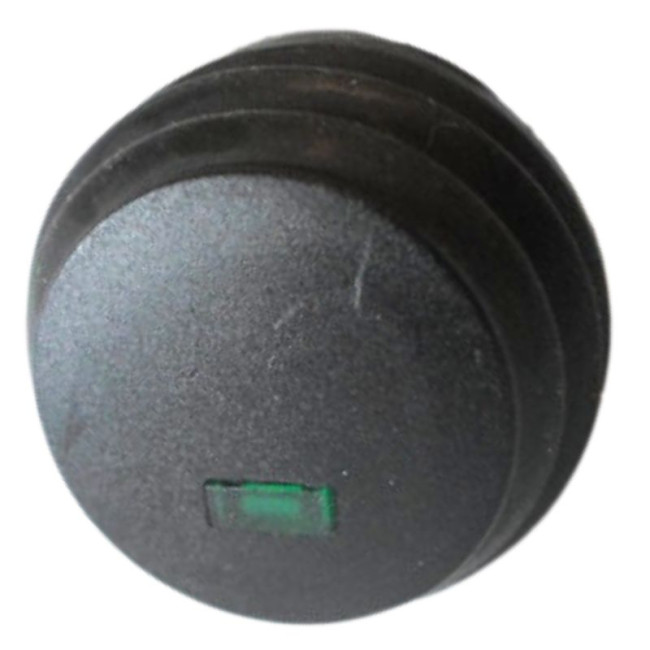 Bouton poussoir illuminé vert ON/OFF