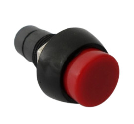 Bouton poussoir rouge OFF-(ON)
