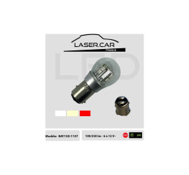 Ampoule LED BAY15D P21/5W blanche 6/12V