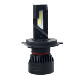 H4 bi-LED 12v, 4500lm, Code/Phare Blanc ou Jaune. Ampoules LED Haute Performances