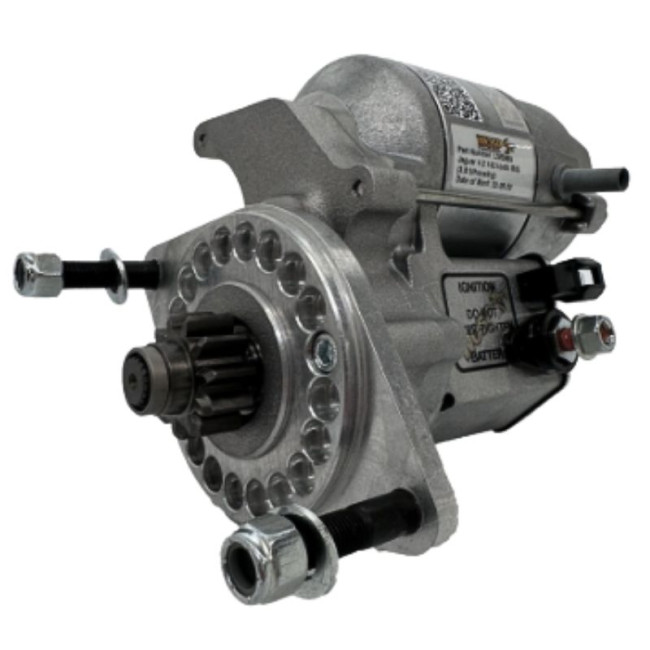 Démarreur Jaguar moteur 4.2 avec cloche de boite 3.8 et volant moteur 132 dents