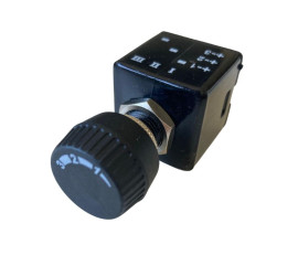 Interrupteur rotatif pour ventilation ou lumière