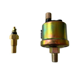 Kit 3 jauges 12V avec support chromé