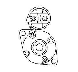 Starter Mercruiser V6 4Ltr