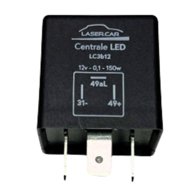 CENTRALE CLIGNOTANT LED 12V, UNIVERSELLE 3 BROCHES