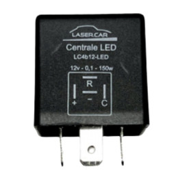 Centrale clignotante LED 12V universelle 4 broches avec retour témoin intégré