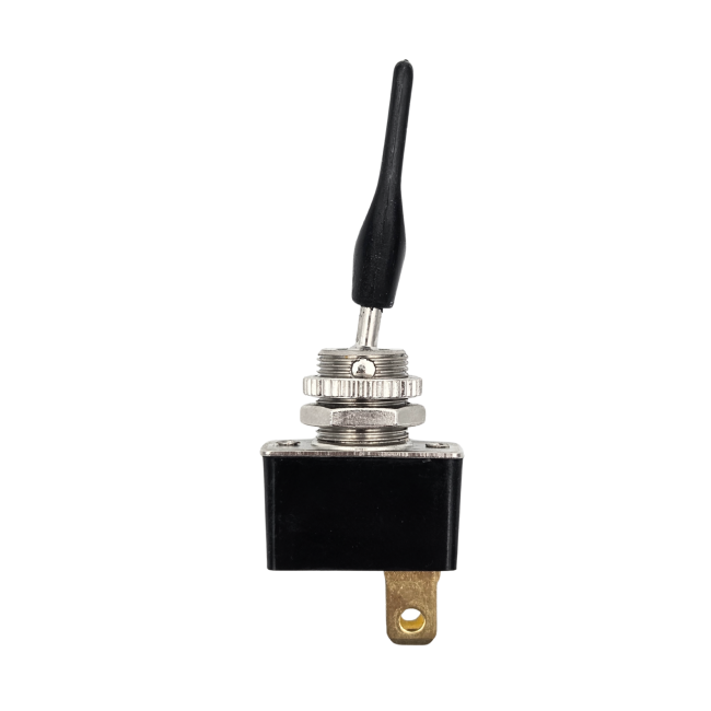 long metal rod switch (ON) / OFF / (ON)