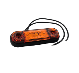 Fuego 12 LED de color naranja plantilla de ultra-delgado