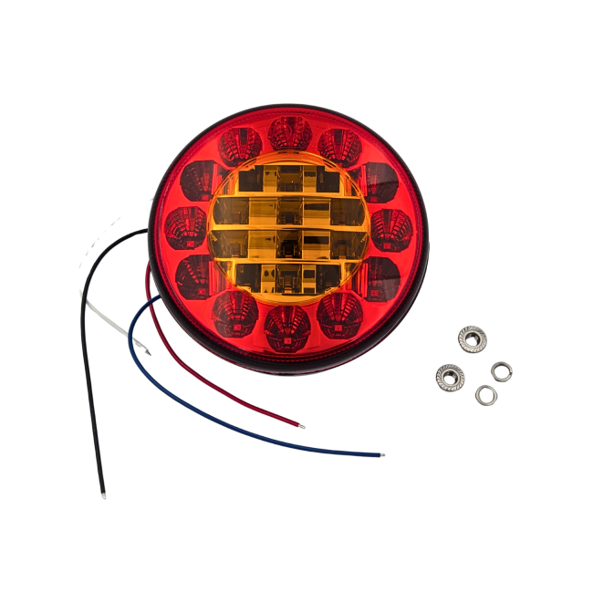 LED taillight 122mm 3 functions
