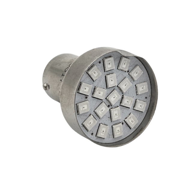 Bulb 6V 19 yellow LED BA15s single plot