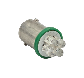 12V 4 LED lampadina BA9s verde