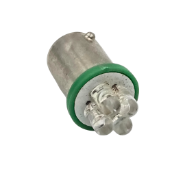 12V 4 LED lampadina BA9s verde
