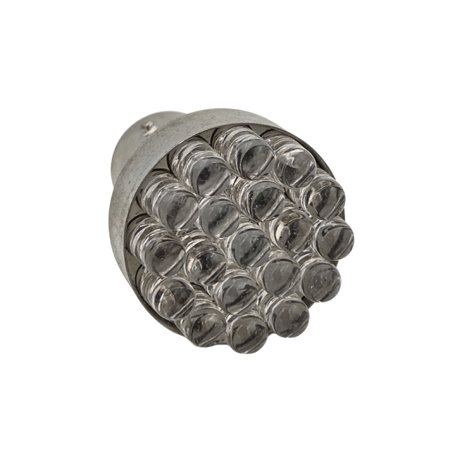 Birne 12V BAY15D 19 LED Gelb doppelter Revolver