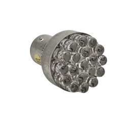 Birne 12V BAY15D 19 LED Gelb doppelter Revolver