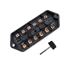 Fusebox steatite 4 canali