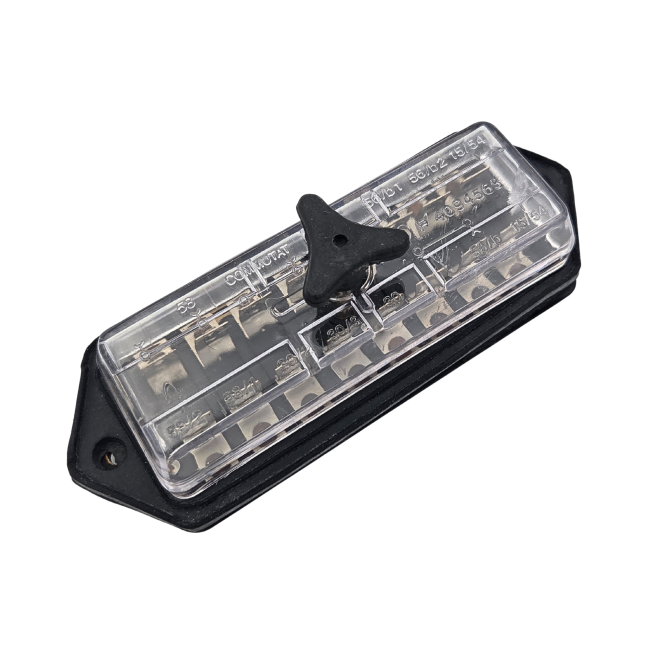 Caja de fusibles de esteatita 8 canales