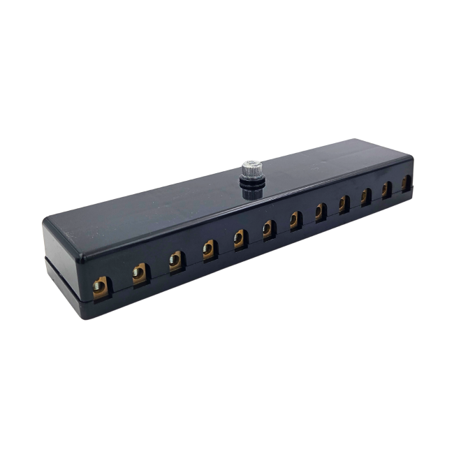 fuse box 12 channels soapstone black cover