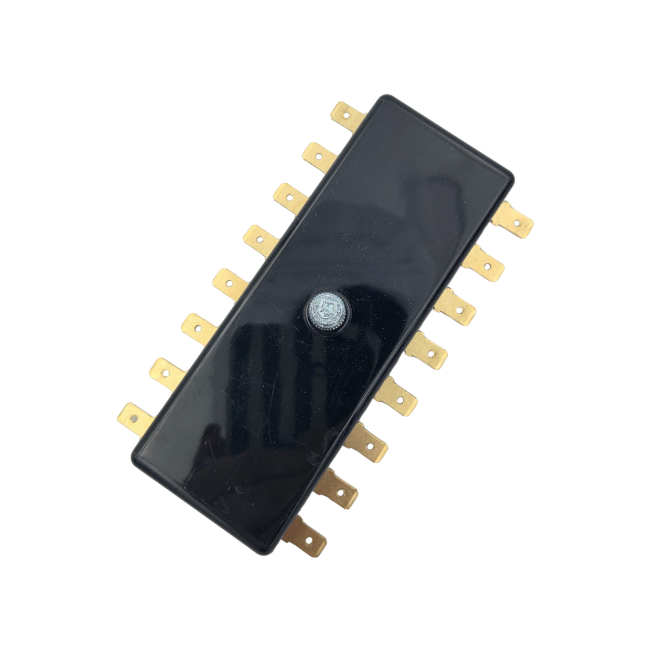 Fusebox Speckstein 8-Wege-schwarze Abdeckung mit Flachanschluss