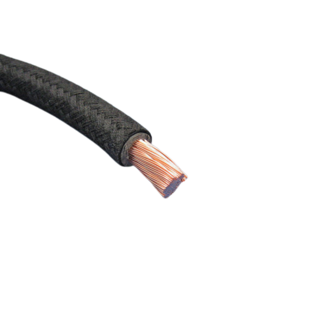 Câble de batterie tressé coton 25 mm²