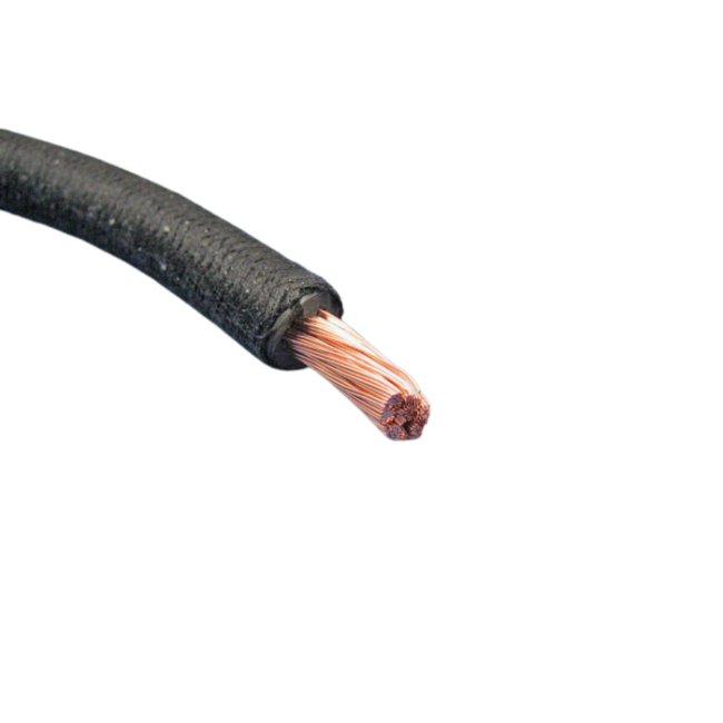 Câble de batterie tressé coton 16 mm²