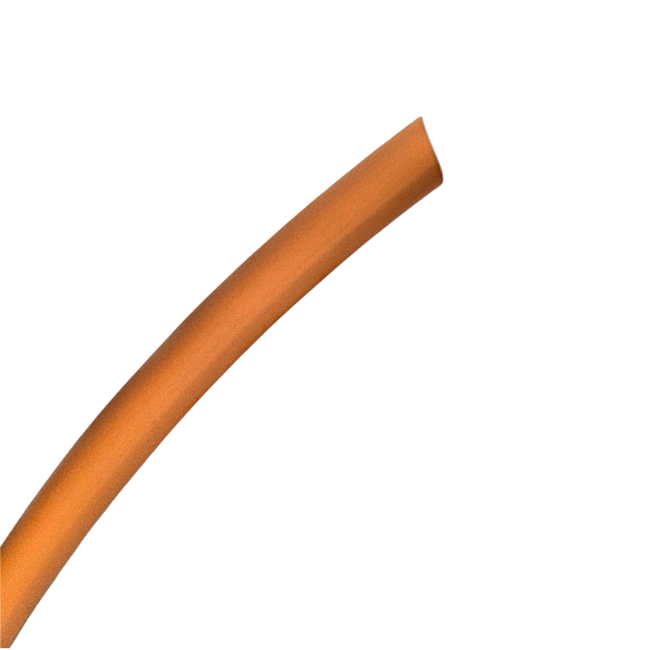 Gaine thermorétractable orange au mètre.