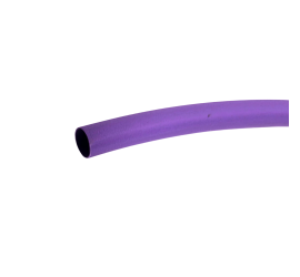 Gaine thermorétractable violette  au mètre.