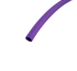 Gaine thermorétractable violette  au mètre.