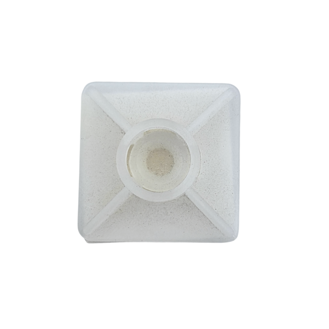 basi in nylon bianco PA.66 29x29mm