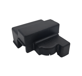 negro caché para terminal de batería múltiple (-)
