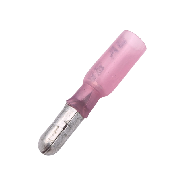 Cosse cylindrique thermorétractable M4 Mâle - fil 0.5/1.0