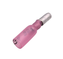Cosse cylindrique thermorétractable M4 Mâle - fil 0.5/1.0