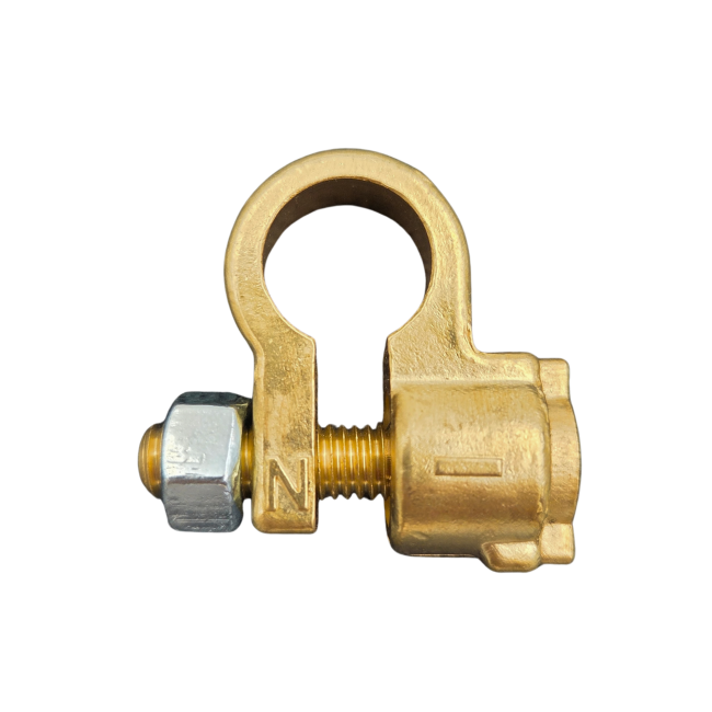 Simple clamping collar battery (-) 35 mm²