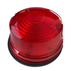 Feu rond rouge diamètre 75mm