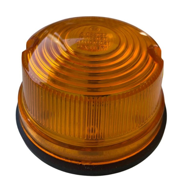 Feu rond orange diamètre 75mm