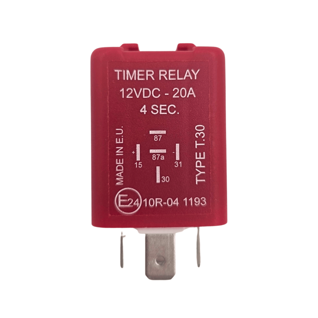 Relais temporisateur 12V 4 secondes OFF