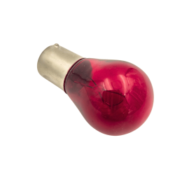 Flashing Red Bulb 12V 21W BA15S