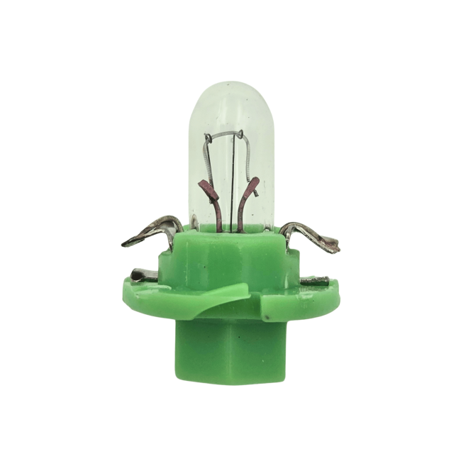 Ampoule de tableau de bord 12V 2W BX8.4d Vert