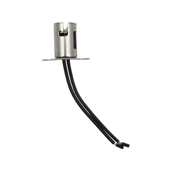 Porte ampoule type BAY15D avec fil et platine de fixation