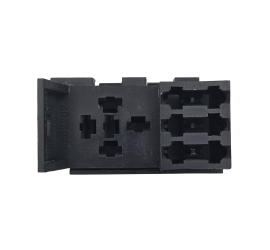 Boîtier porte-relais et 3 fusibles avec support