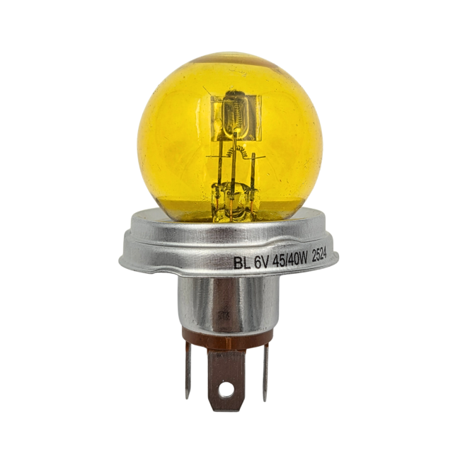 Ampoule 6V 45/40W P45t jaune