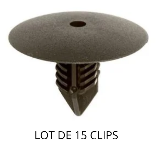 Lot de 15 clips pour Renault, Dacia, Alpine, Smart, Opel, Nissan, Fiat