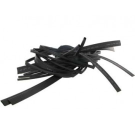 Kit 8 gaines thermorétractables 1m noir